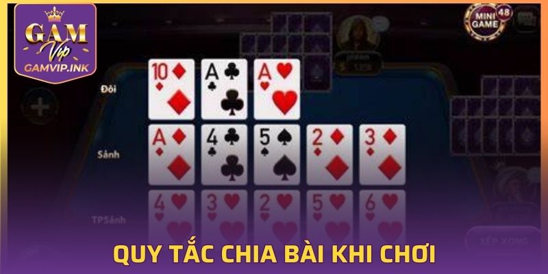 Hướng dẫn quá trình chia bài