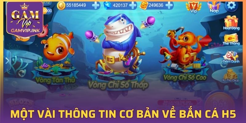 Một vài thông tin cơ bản về Bắn Cá H5