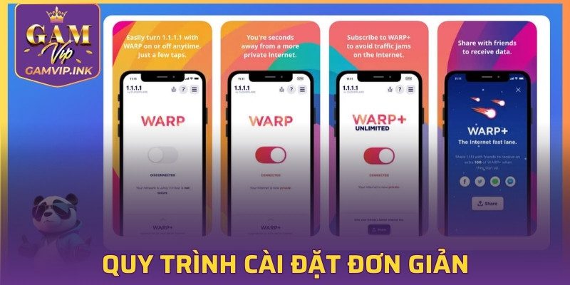 Quy trình cài đặt đơn giản