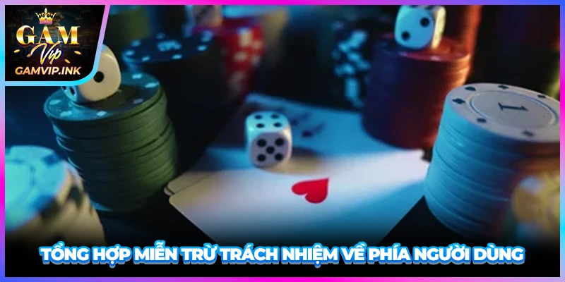 Tổng hợp miễn trừ trách nhiệm về phía người dùng